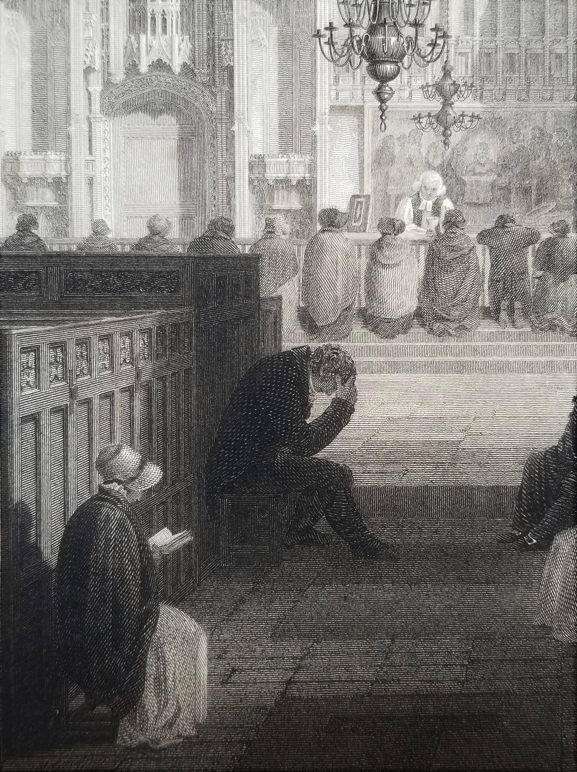 Écran du haut autel de l'église de l'abbaye de St. Alban's, Robert Clutterbuck Hertford Art en vente 9