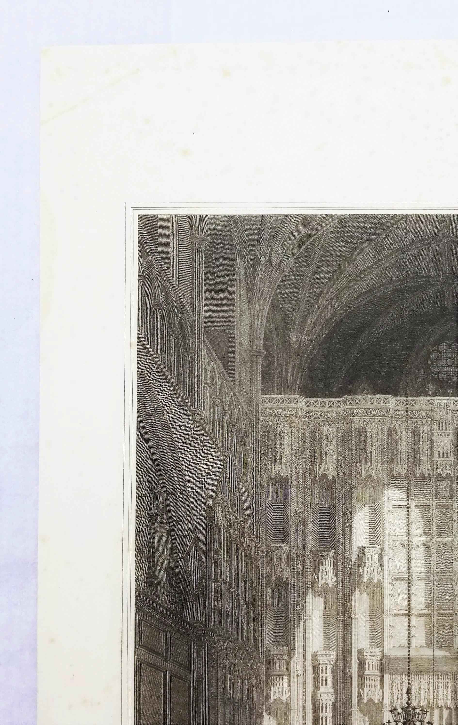 Écran du haut autel de l'église de l'abbaye de St. Alban's, Robert Clutterbuck Hertford Art en vente 4