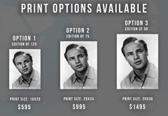Marlon Brando: Looking Up Fine Art Print