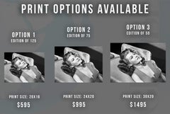 Rita Hayworth Lounging Fine Art Print