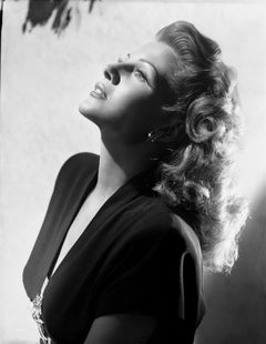 Vintage Rita Hayworth Stunning Glamour Portrait Movie Star News Fine Art Print