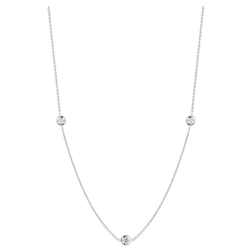Robert Coin 0.15ctw Diamond Station Necklace 001317AWCHD0