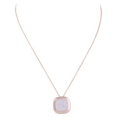Robert Coin 'Carnaby Street' Rose Gold Diamond Pendant Necklace