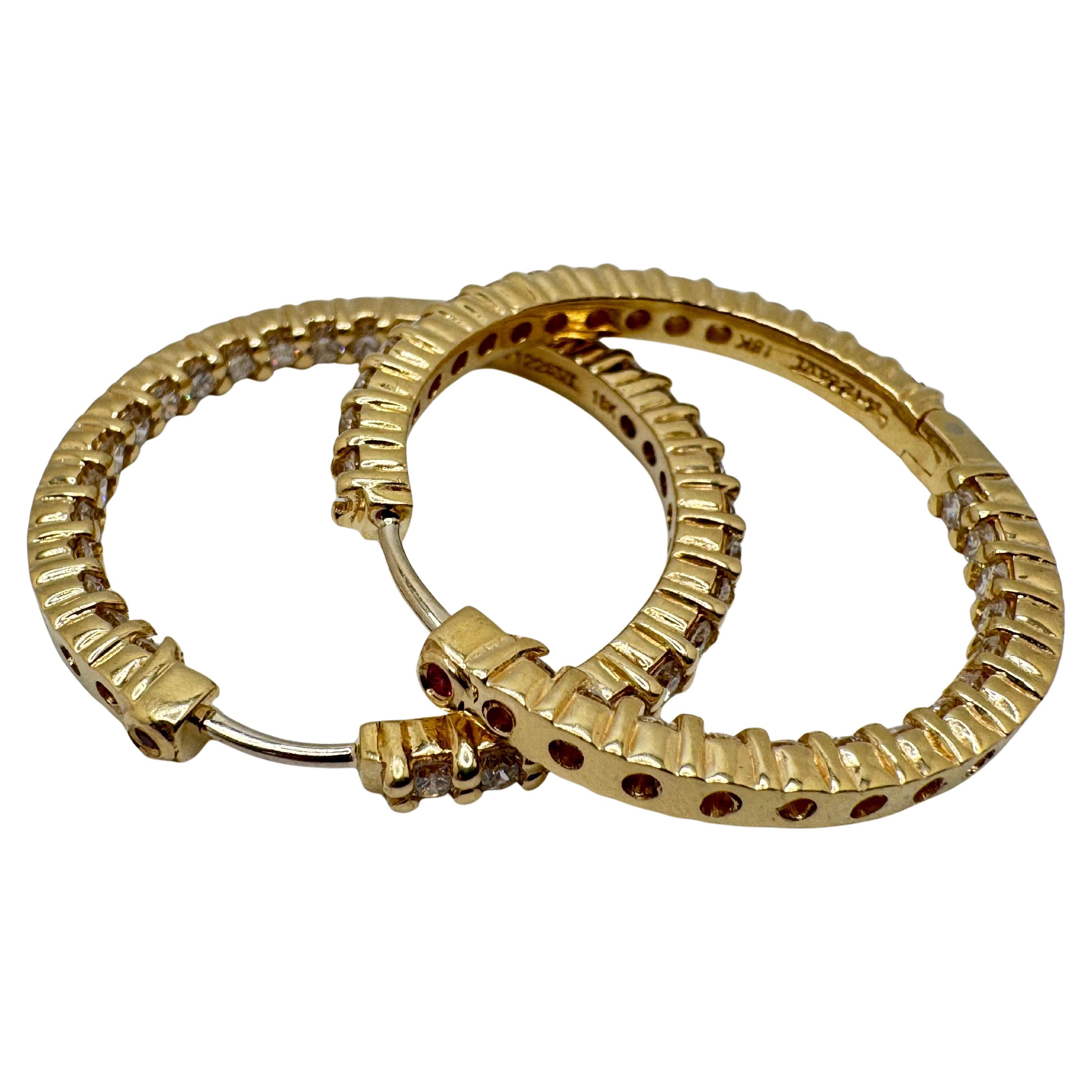 Robert Coin Rudy Signature Diamant-Ohrringe im Angebot