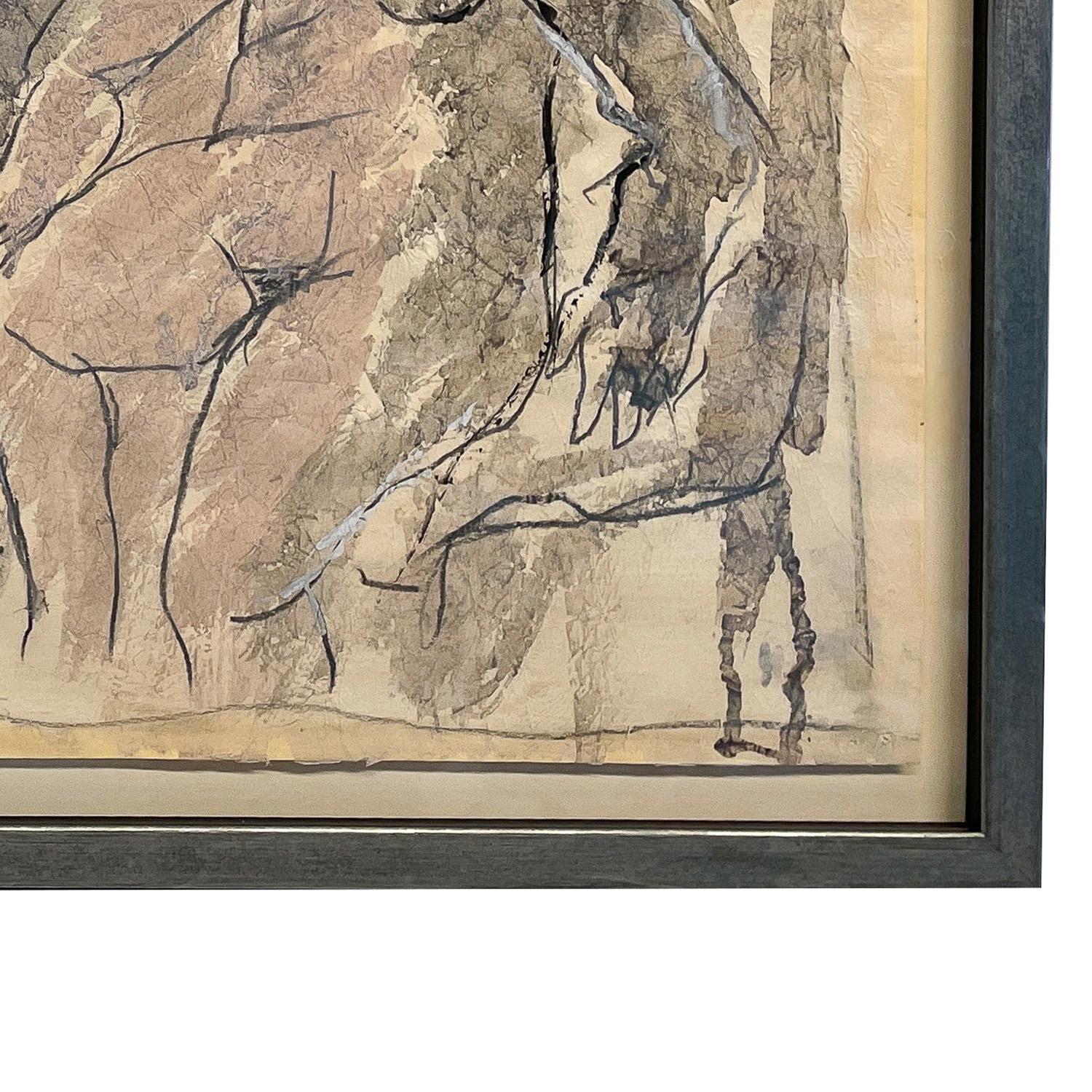 Two Female Nudes African American Expressionist Painting Smith Tower Gallery For Sale 8