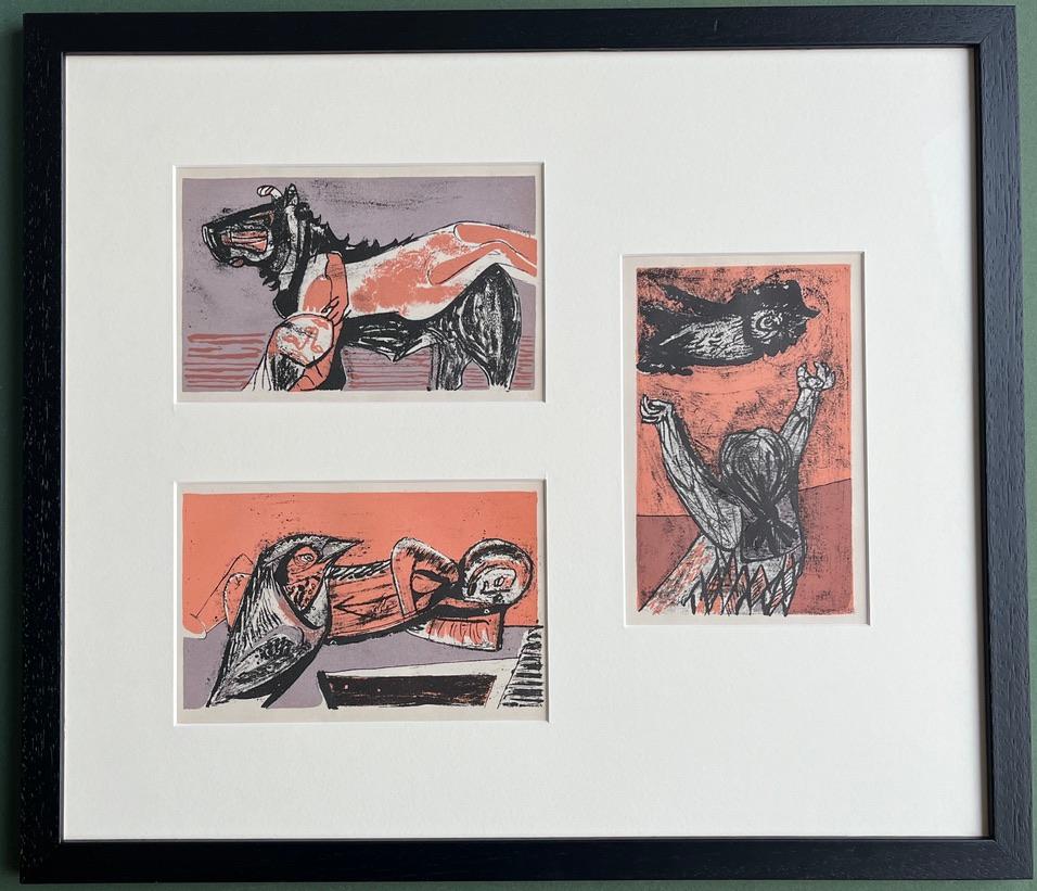 Figurative Print Robert Colquhoun - Art Modern British, Impression moderniste écossaise