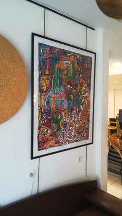 Robert Combas, Serigrafia originale, 83/100, 1992