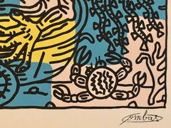 Impression d'artiste française Édition limitée numéro 65/89 avec certificat d'édition, 1996