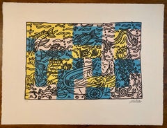 Impression d'artiste française Édition limitée numéro 65/89 avec certificat d'édition, 1996