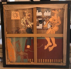 Robert Combas Original Serigraphy Limited Edition Artist Proof hand signed