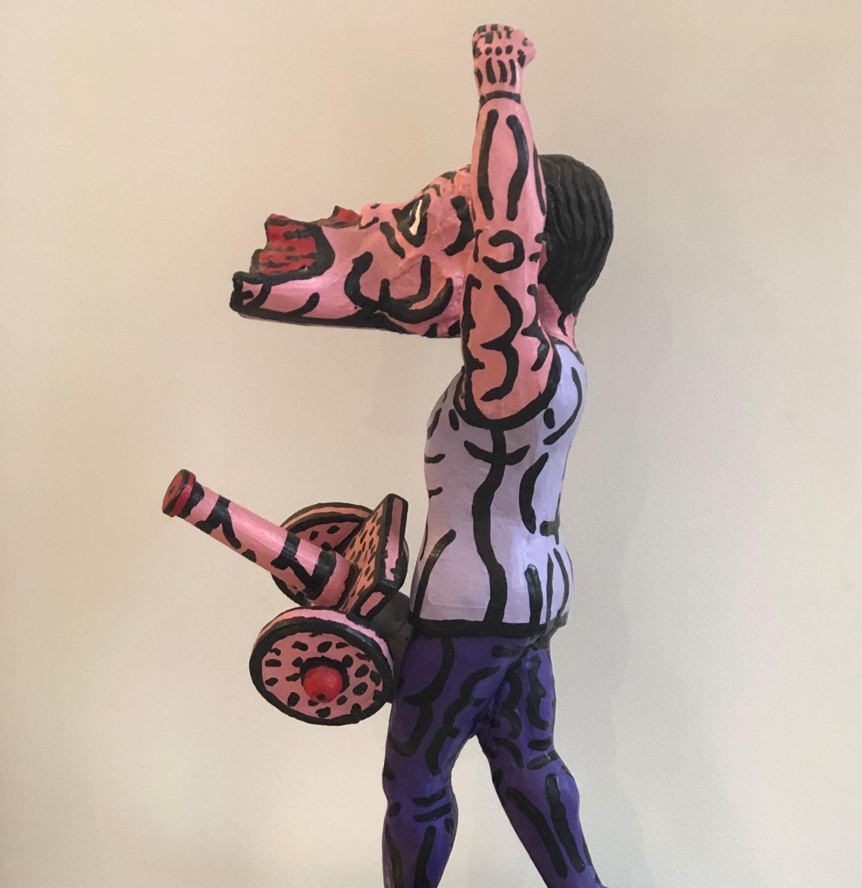  Sculpture limitée « La danseuse au canon » Robert Combas, sculpteur français  en vente 14
