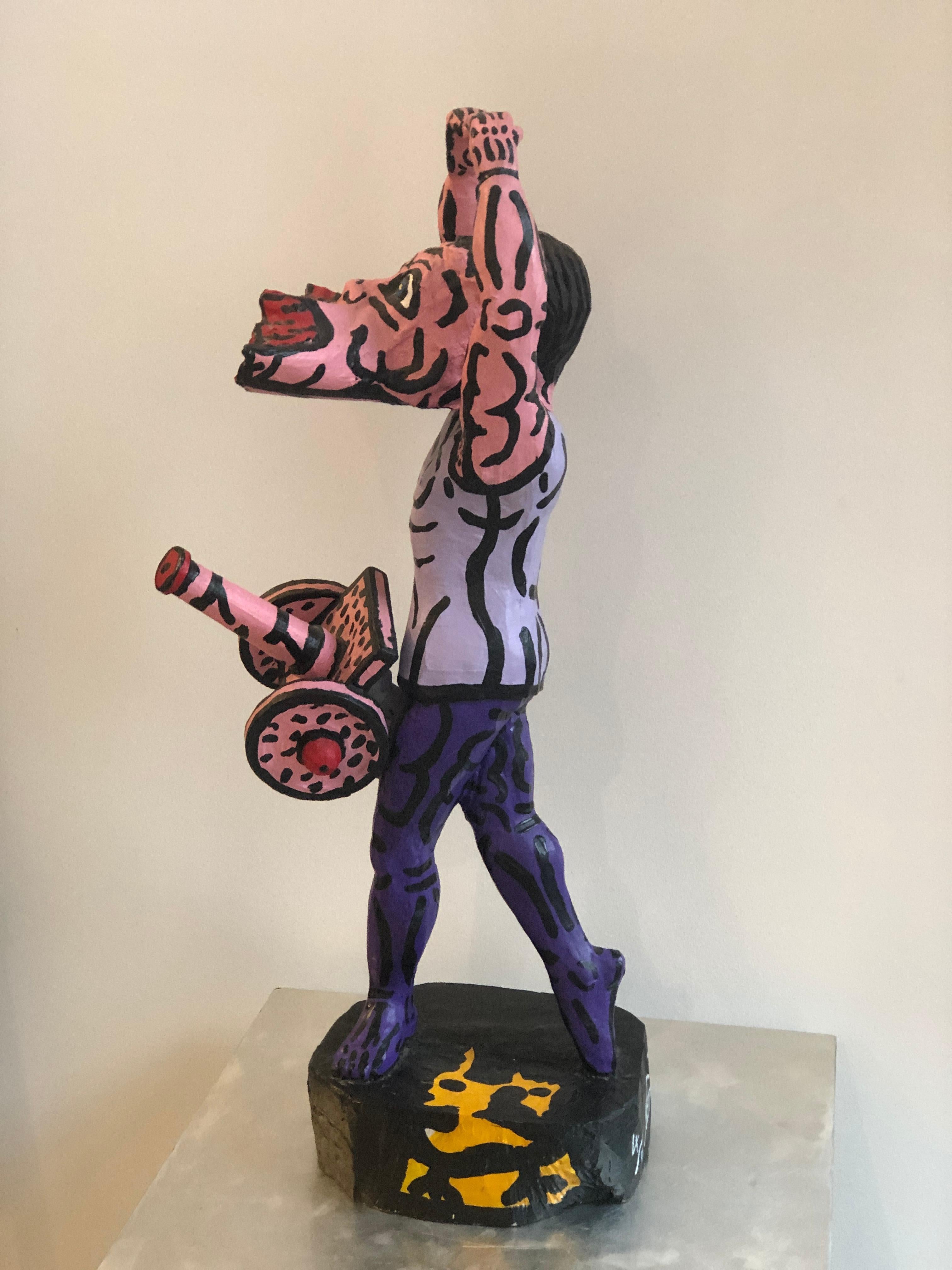  Sculpture limitée « La danseuse au canon » Robert Combas, sculpteur français  en vente 4