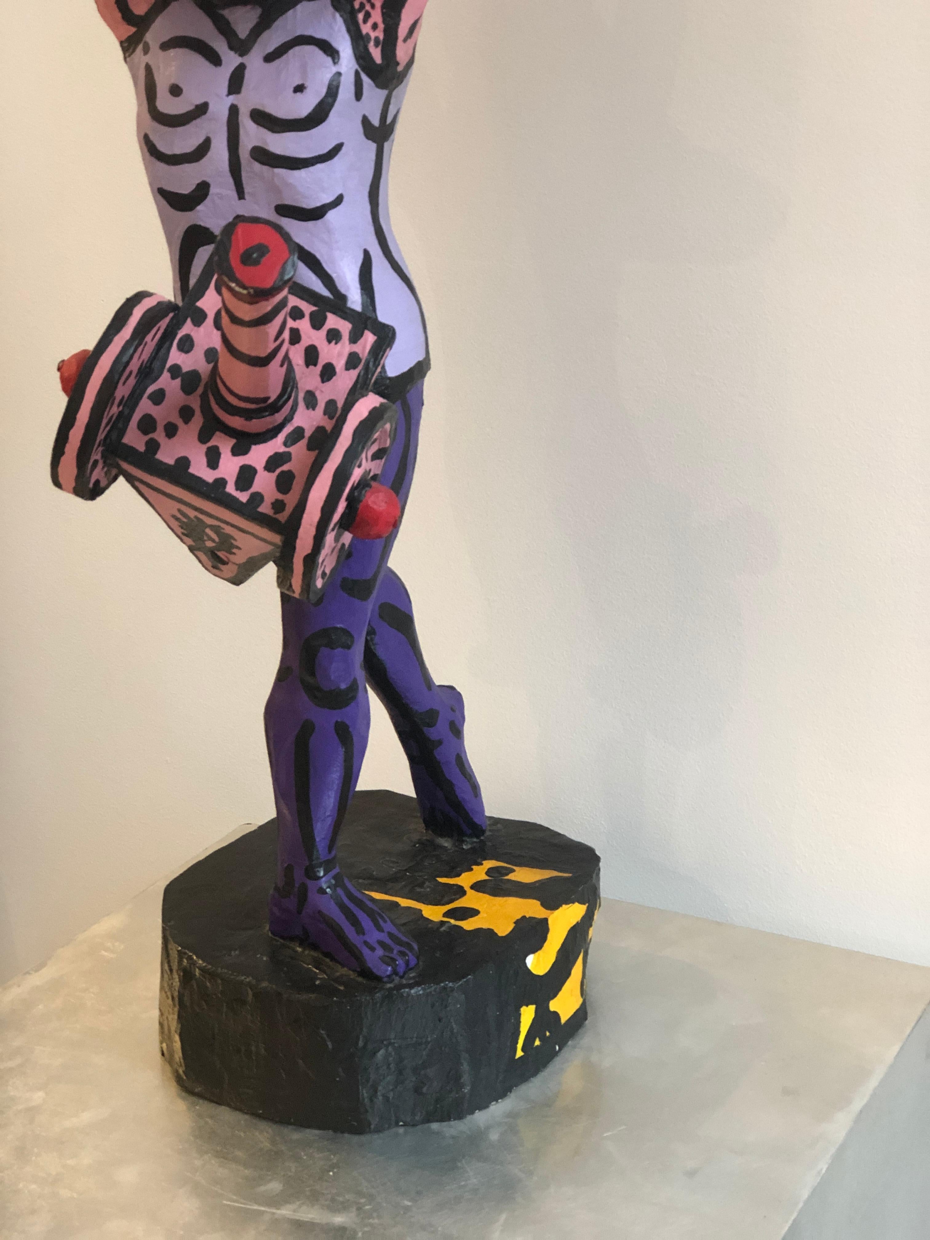  Sculpture limitée « La danseuse au canon » Robert Combas, sculpteur français  en vente 5