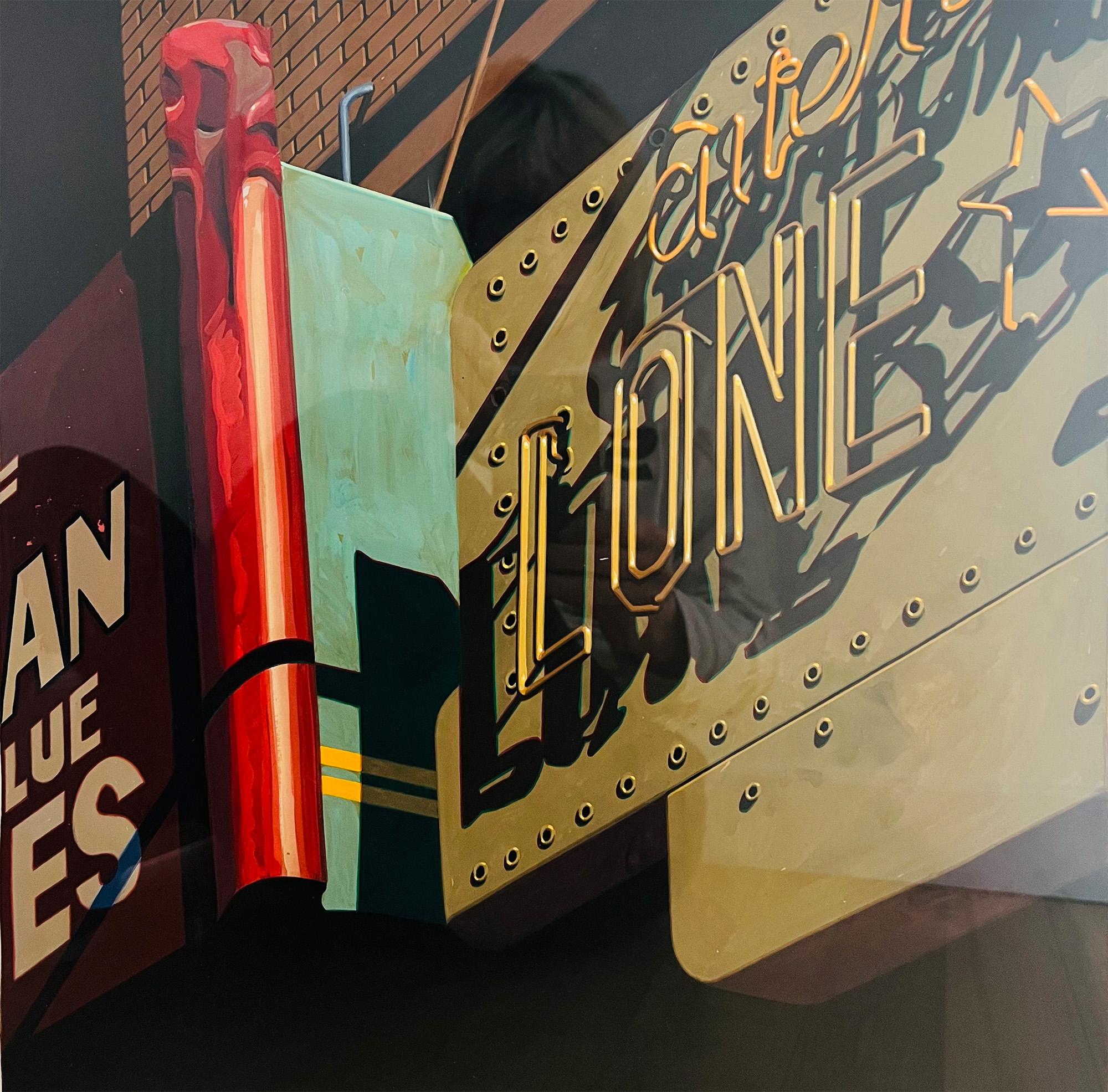 Lone Star - Painting by Robert Cottingham