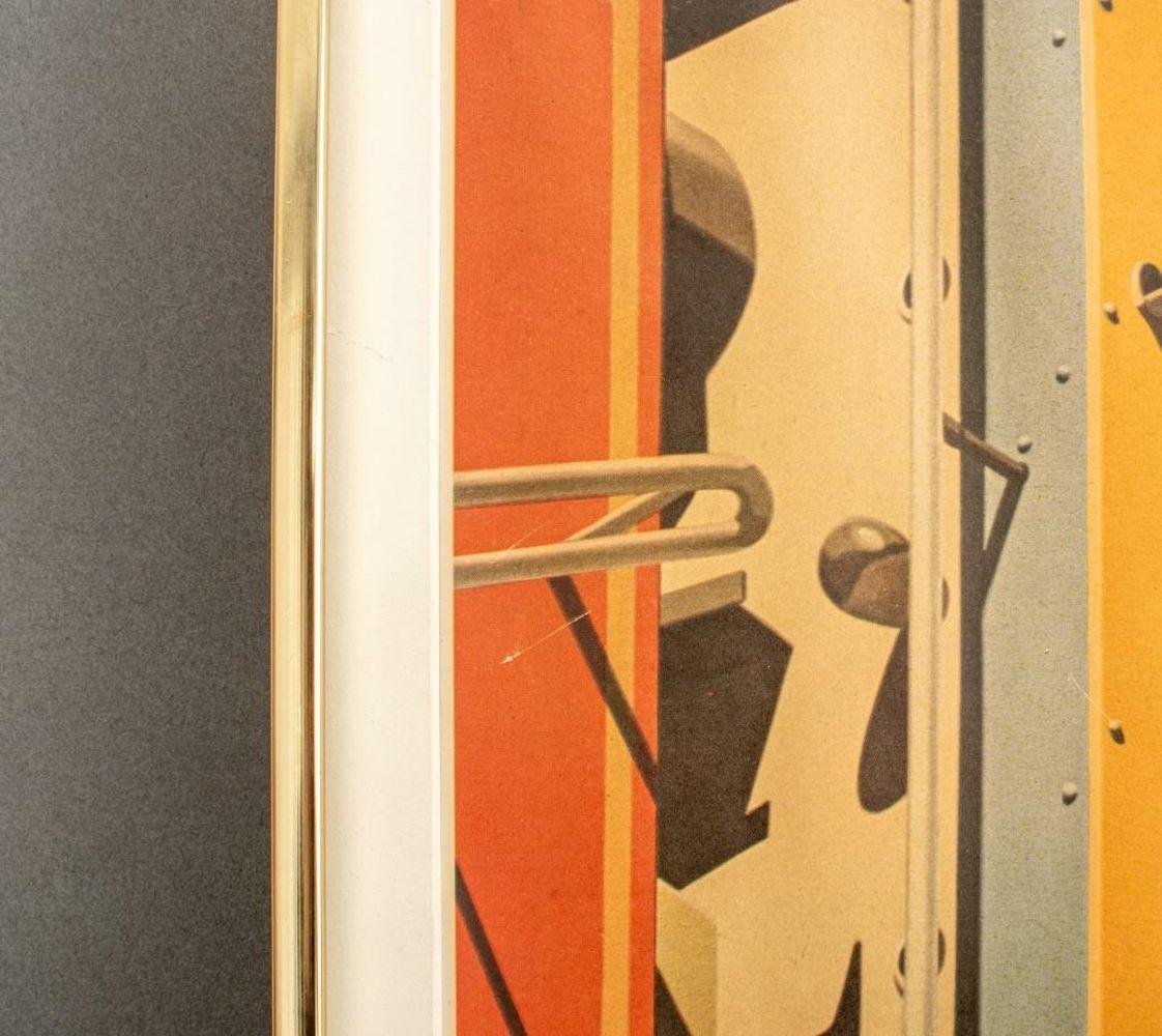 Kunst (Rot) – Print von Robert Cottingham