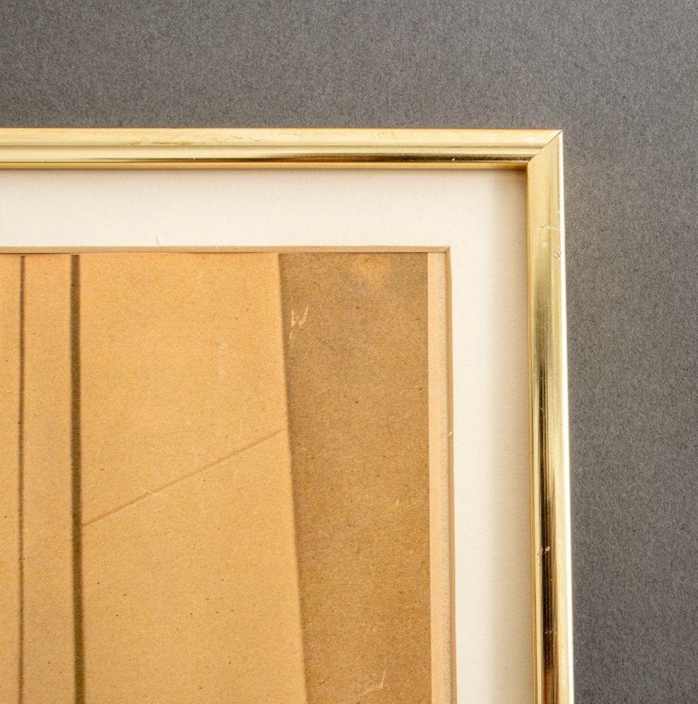 Robert Cottingham (Amerikaner, geb. 1935), Art (Red), Offsetlithographie Ausstellungsplakat, rechts unten mit Bleistift signiert, silberfarbener Rahmen. Bild: 22,75