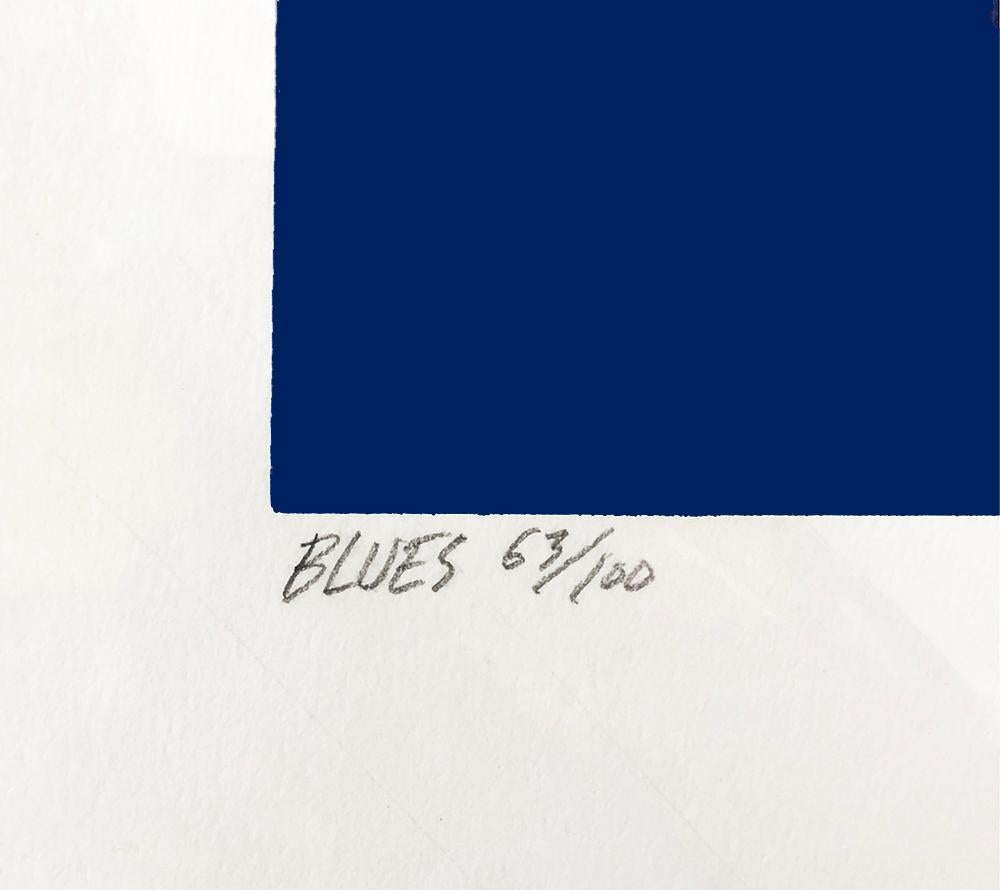 BLUES - Photorealist Print by Robert Cottingham