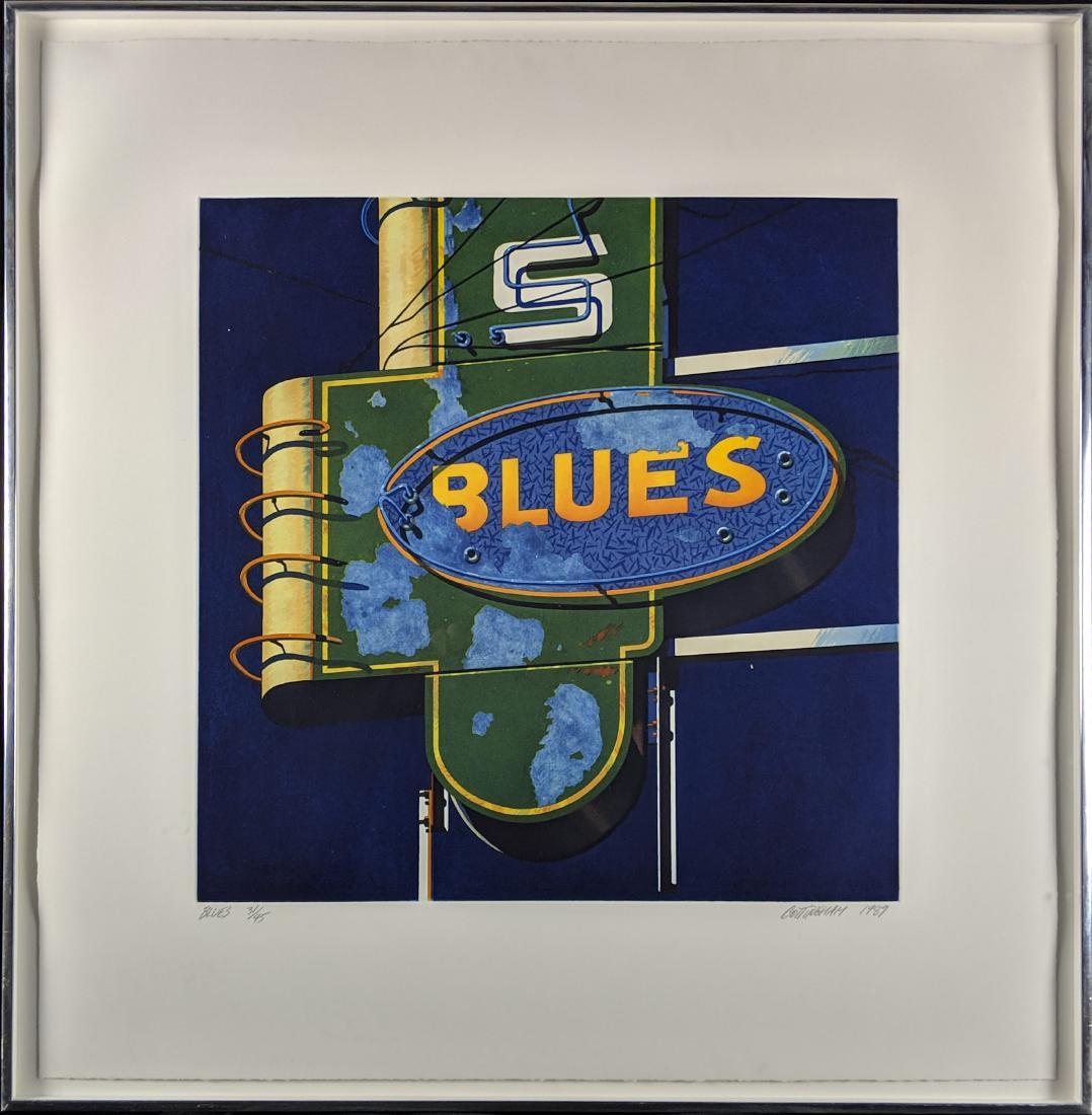 Blues (Die Originalausgabe) – Print von Robert Cottingham