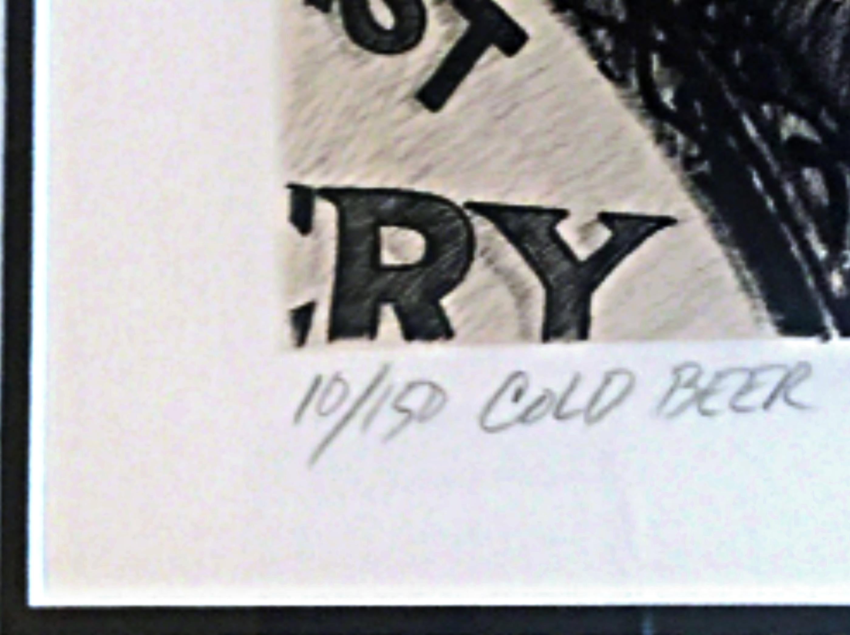 Zweifarbige Offsetlithographie auf Velinpapier 
Auf der Vorderseite mit Bleistift signiert, betitelt und nummeriert aus einer Auflage von 150 Stück
Diese handsignierte, betitelte und nummerierte Lithografie wurde 1977 gedruckt und 1980