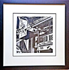 Robert Cottingham, Kaltes Bier, ikonische fotorealistische Lithografie, signiert/gerahmt