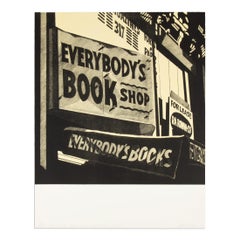 Robert Cottingham – „Everybody's Bookshop“, signierte Lithografie, 1975