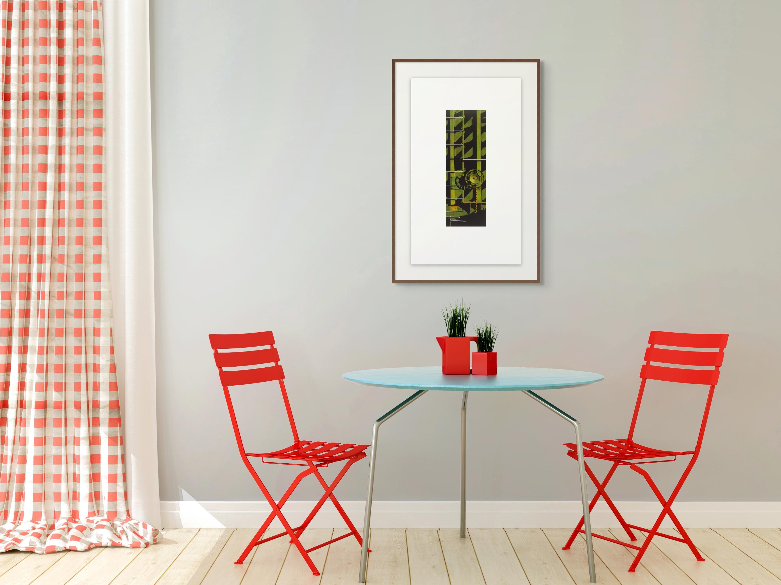 Serie Material rodante (Para Chuck) - Still-Life Print Negro de Robert Cottingham