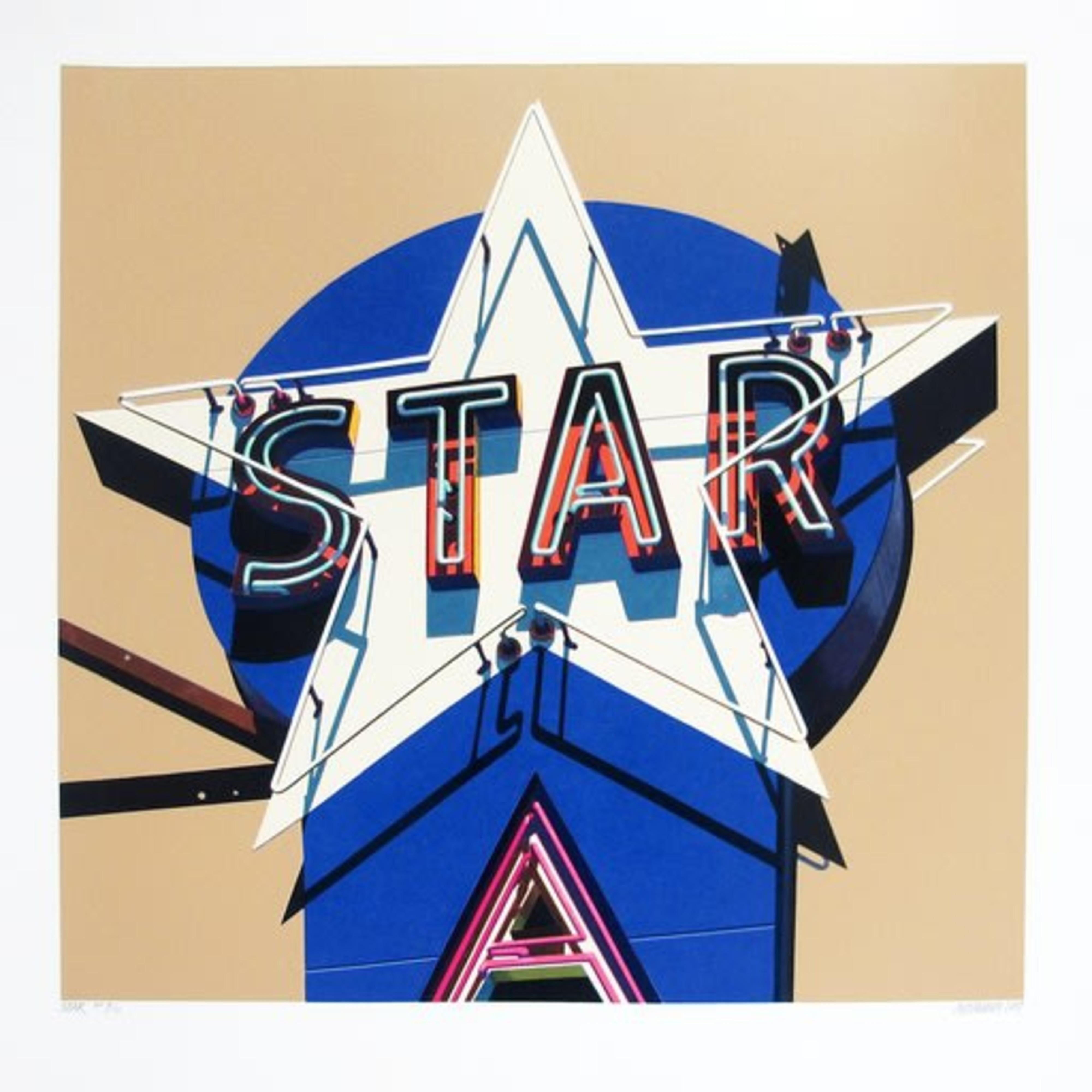 Star - Print by Robert Cottingham