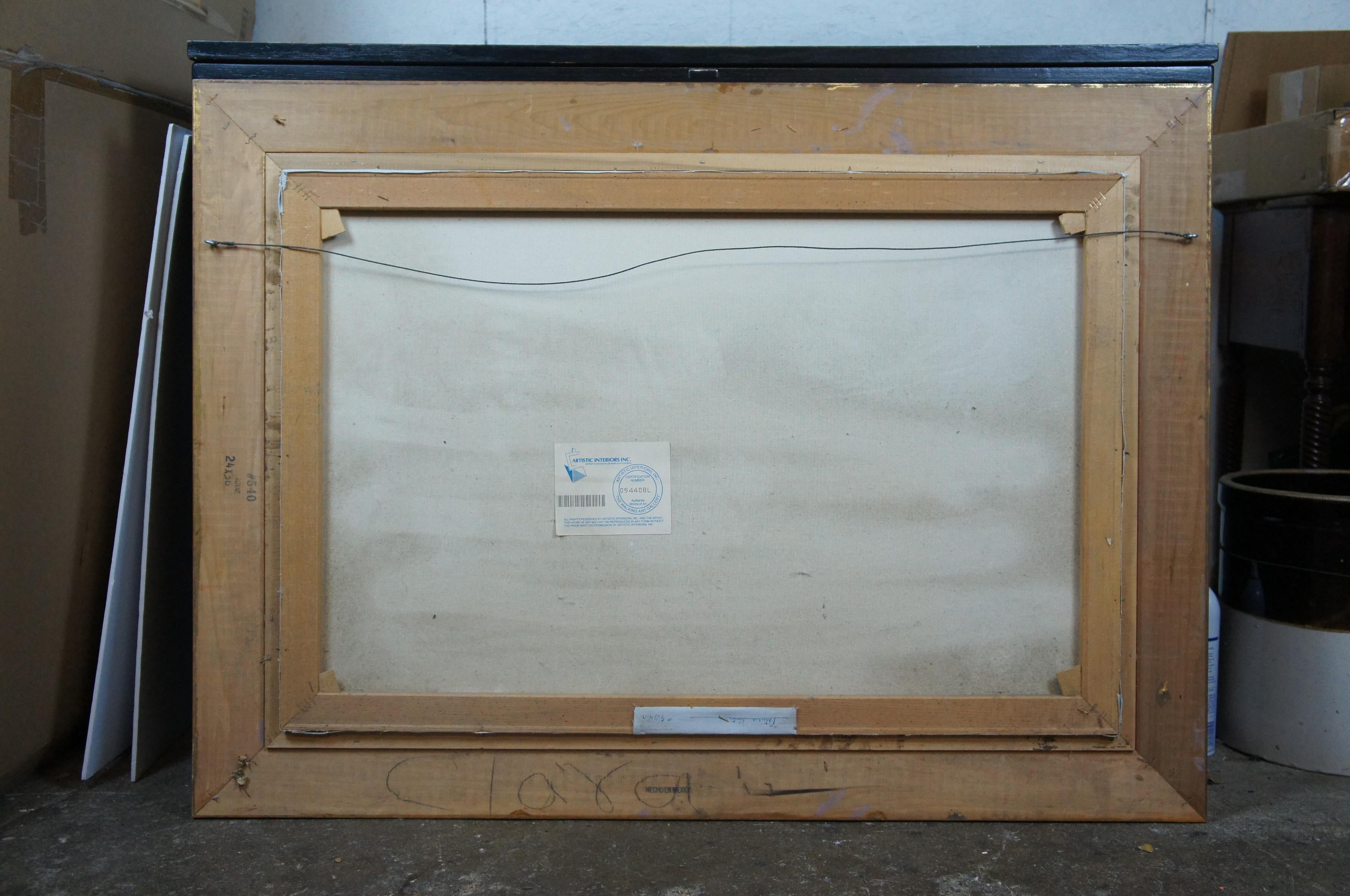 Blumenstrauß, Ölgemälde auf Leinwand, Robert Cox, Bontanisches Stillleben, Ölgemälde, 44