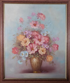 Robert Cox (1934-2001) - American 20th Century Oil, Spring Flowers