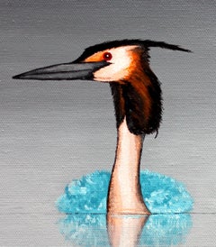 Reflections #1, Original Acrylic Animal Painting on Canvas
