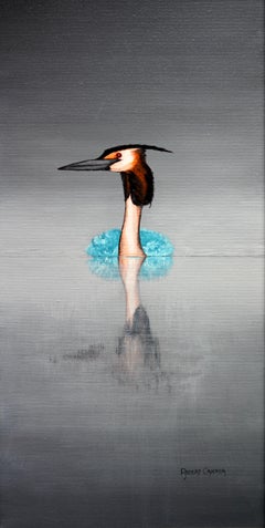 Reflections #1, Original Acrylic Animal Painting on Canvas