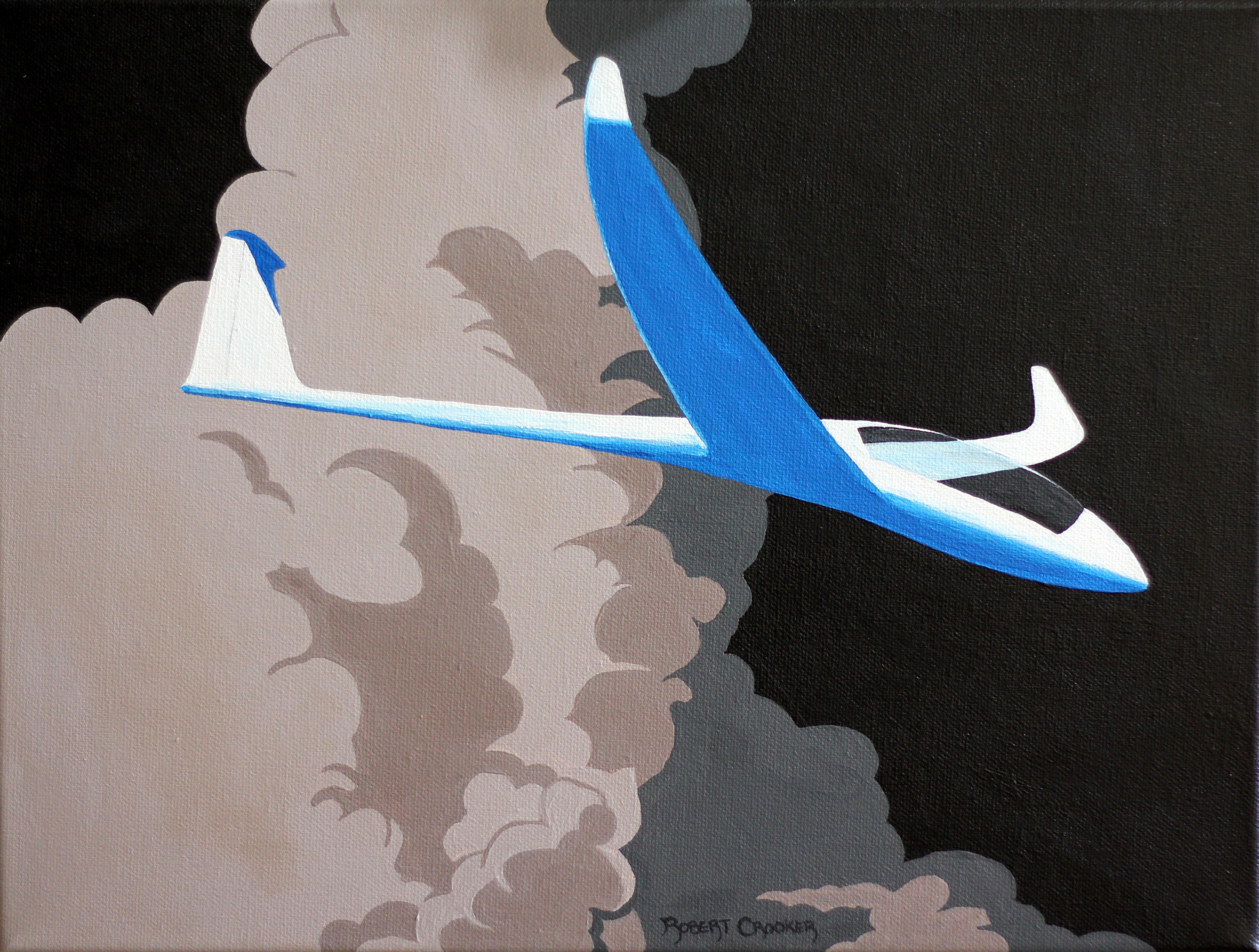 Sky Glide, Original Landscape Painting, 2015