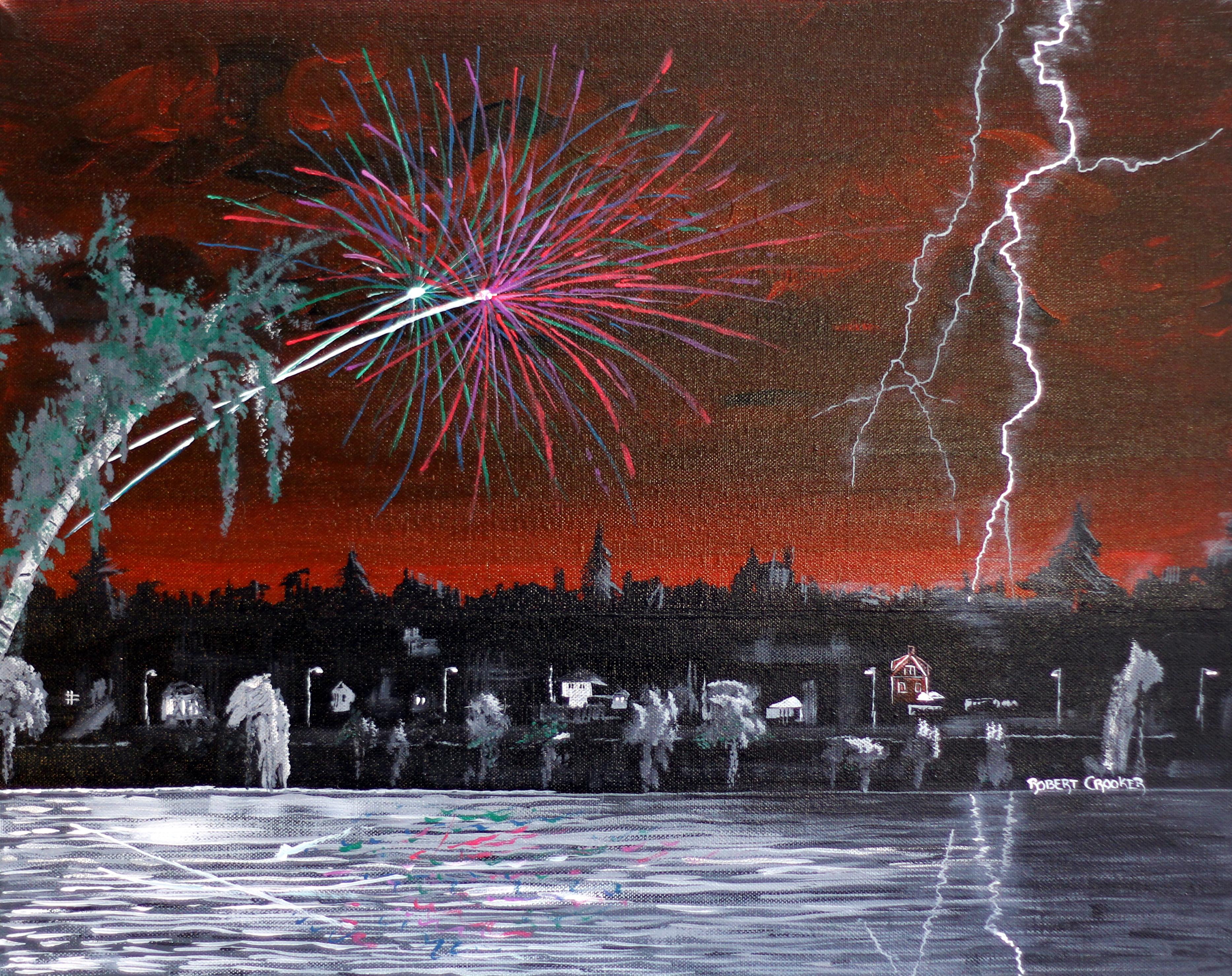 famous paintings of fireworks
