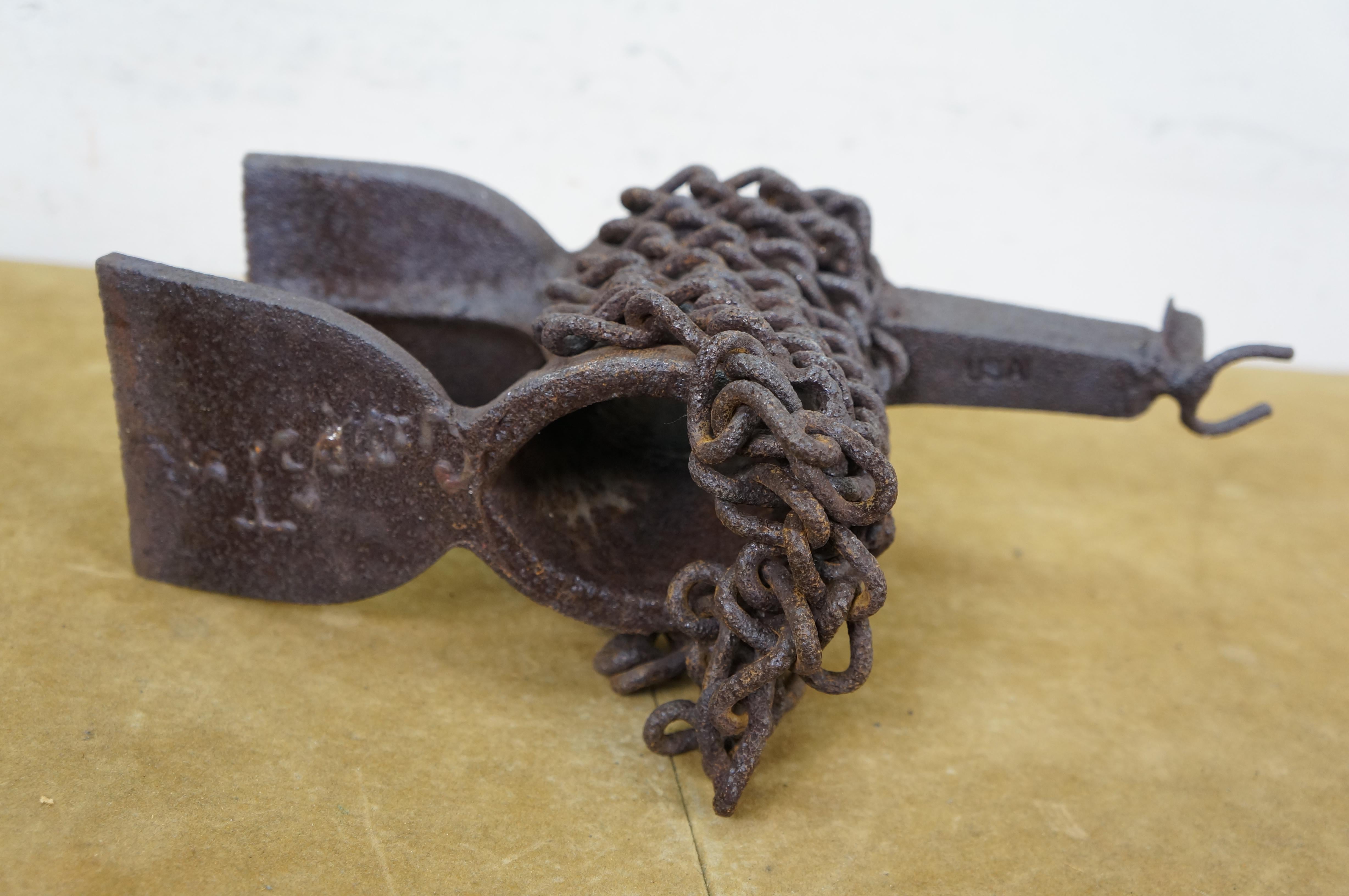 Robert Cumpston Industrial Iron Modern Art Llama Sculpture Statue 12