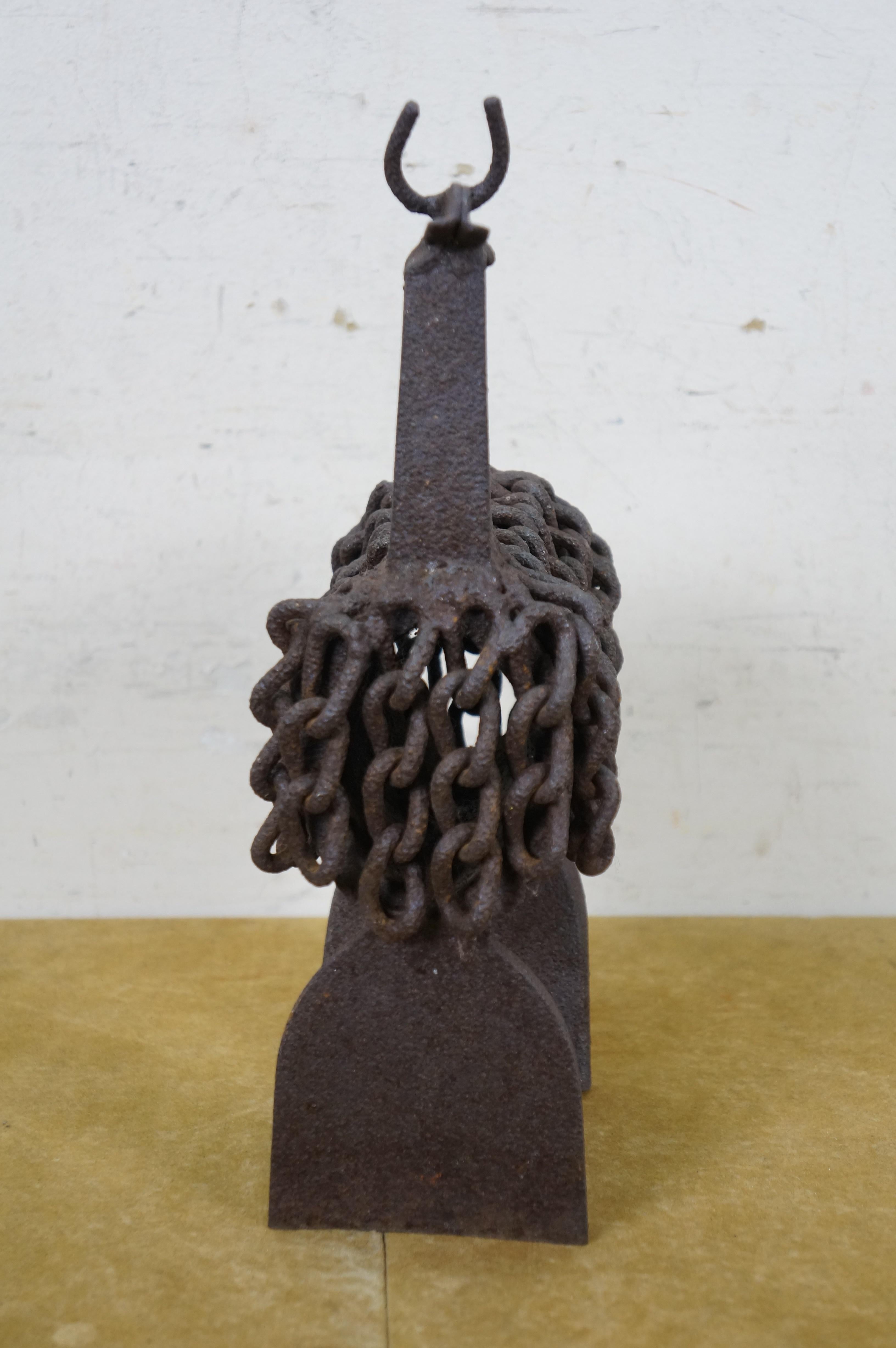 Americano Robert Cumpston Industrial Iron Modern Art Llama Sculpture Statue 12