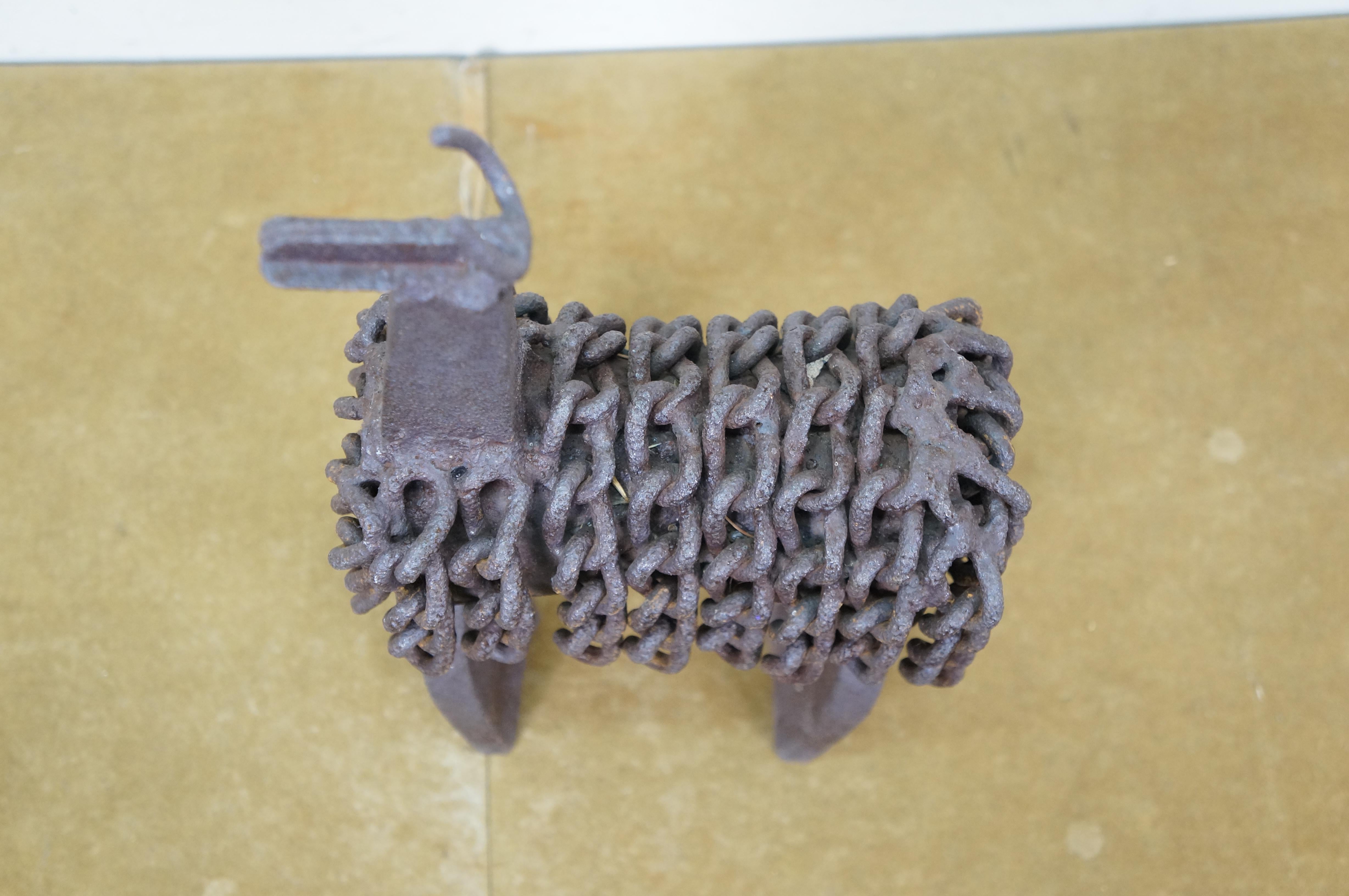 Ferro Robert Cumpston Industrial Iron Modern Art Llama Sculpture Statue 12