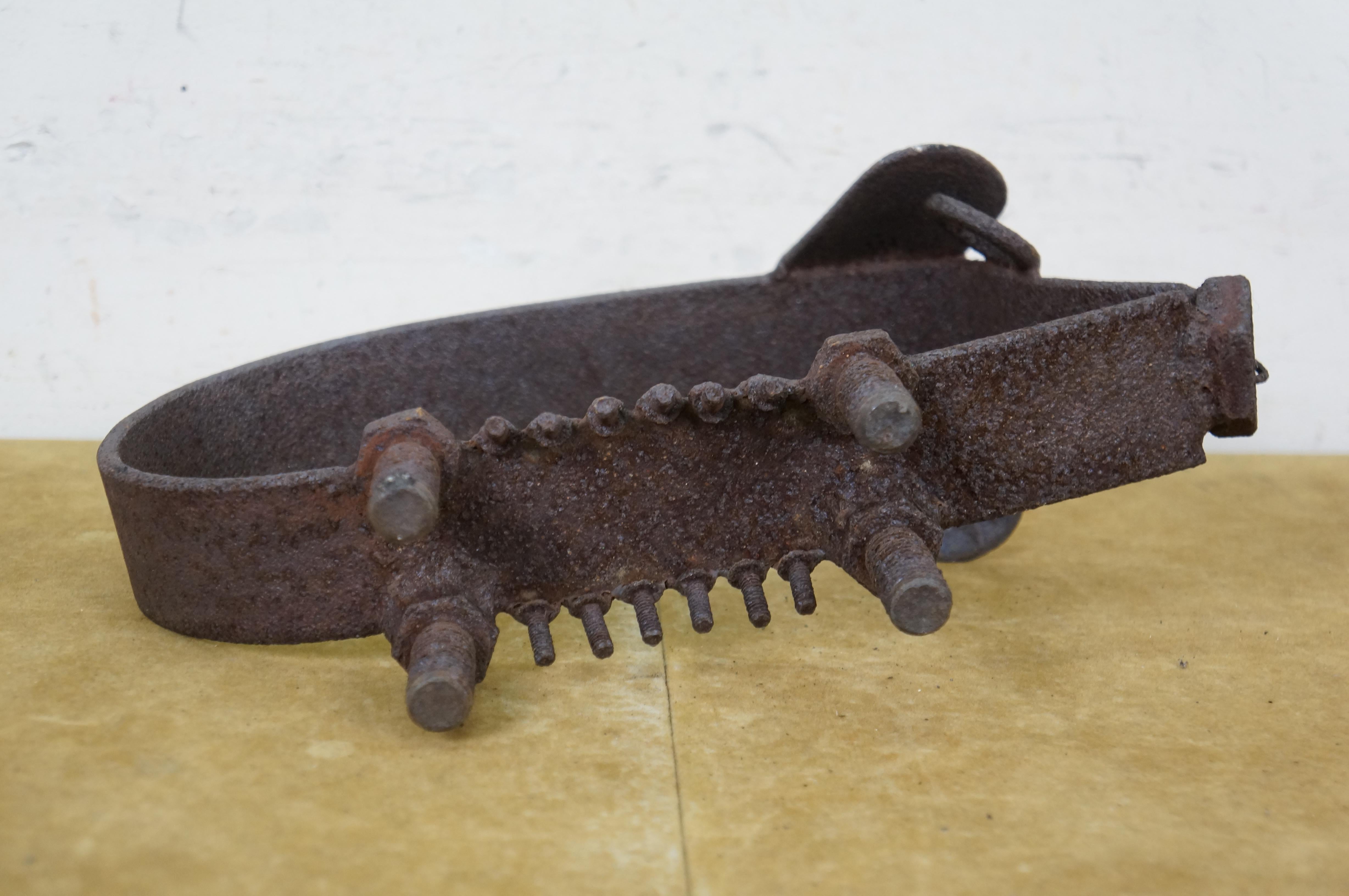 Robert Cumpston Industrial Iron Modern Art Pig Hog Sculpture Figurine Statue 12