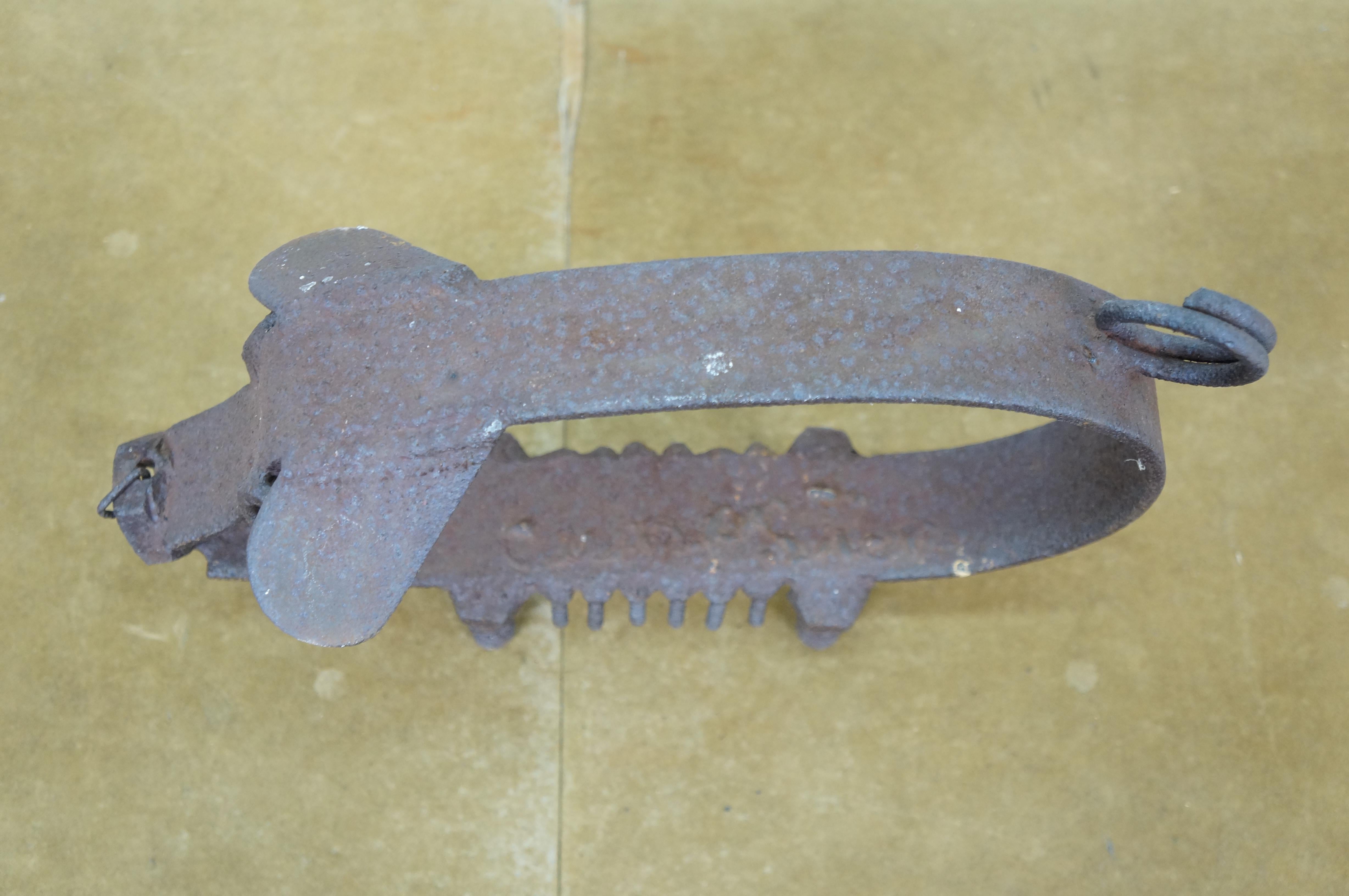 XX secolo Robert Cumpston Industrial Iron Modern Art Pig Hog Sculpture Figurine Statue 12