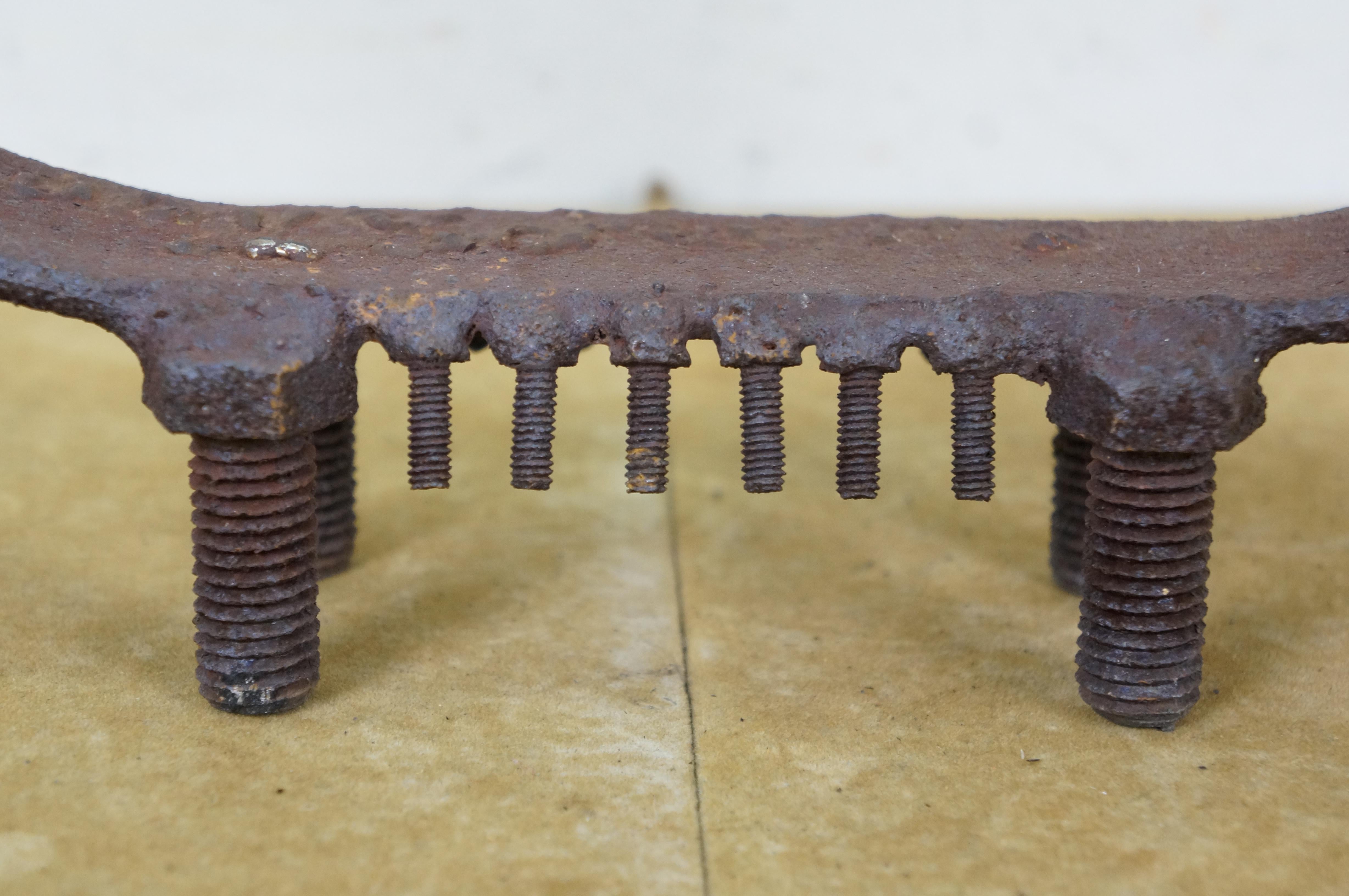 Robert Cumpston Industrial Iron Modern Art Pig Hog Sculpture Figurine Statue 12