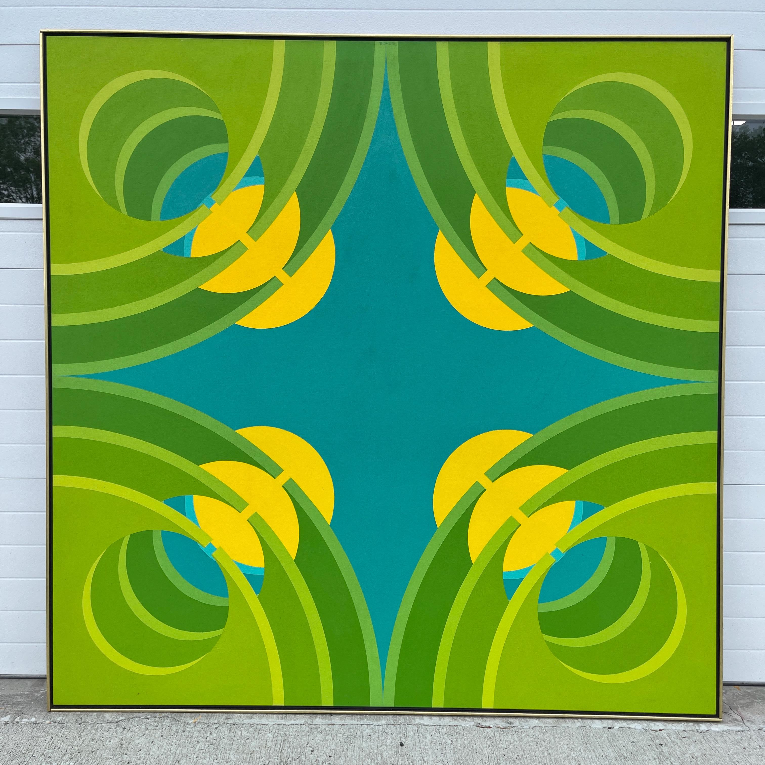 Space Age Robert D. H. Bidner, 1930-1983, Six Foot Square For Sale