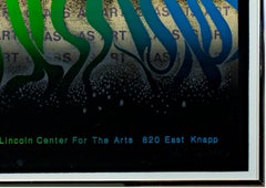 Affiche sérigraphiée originale « Glass as Art, Glass is Art » signée par Robert Danner