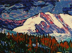 Chama Winter serigrafia tirata a mano in edizione limitata di Robert Daughters