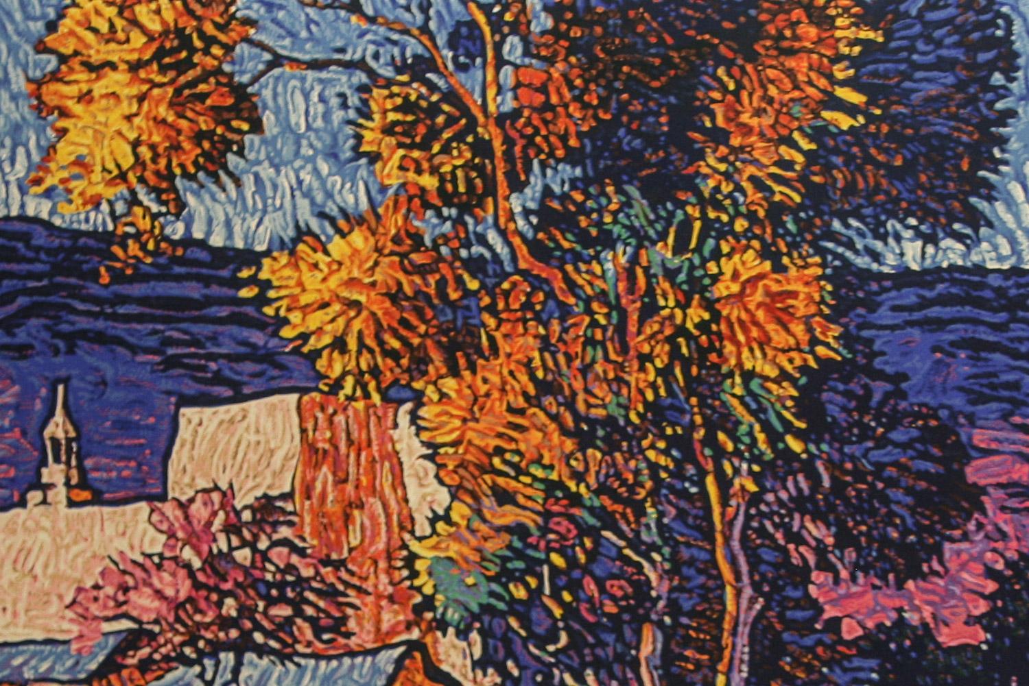 Las Trampas original serigraph by Robert Daughters For Sale 2
