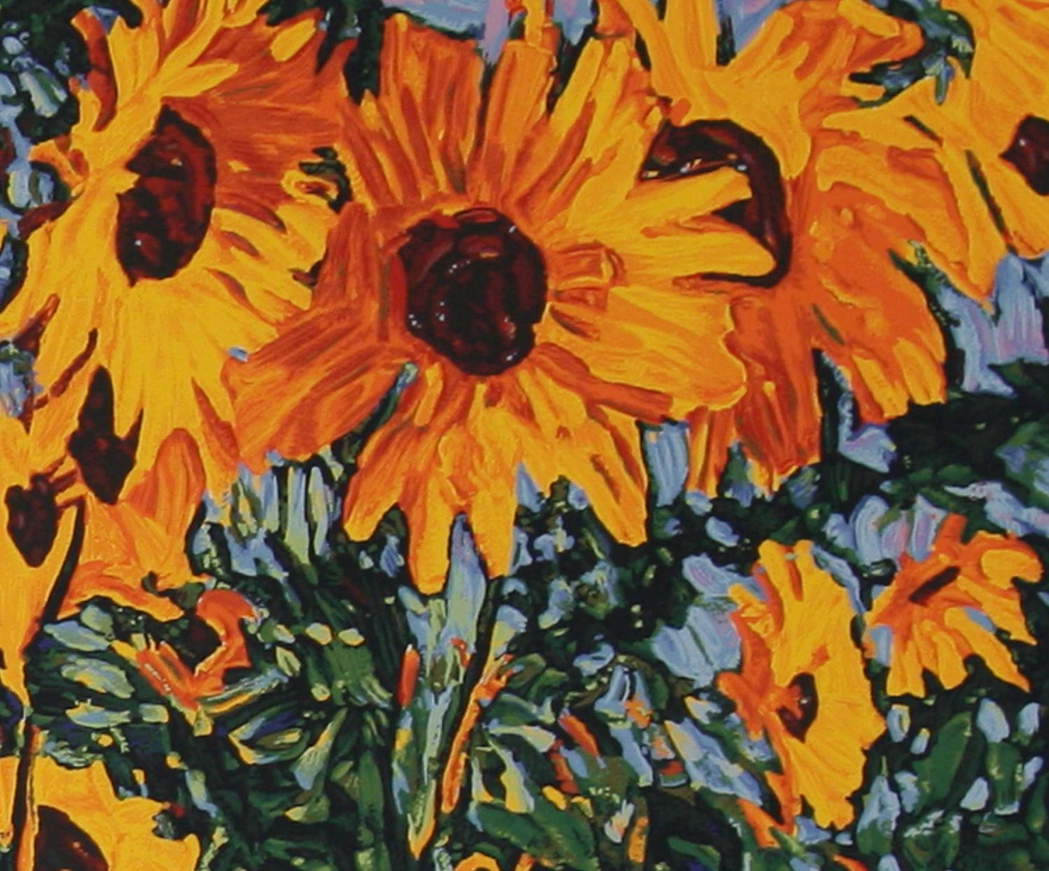 Wild Sunflowers - Print by Robert Daughters