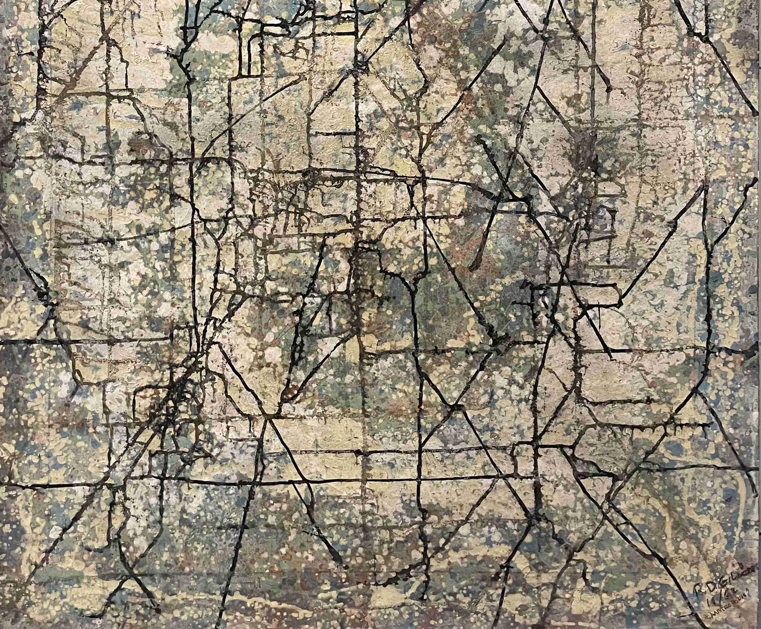 Importante, grande e precoce (1963) dipinto dell'artista di Spokane, WA, David David Gilmore, intitolato 