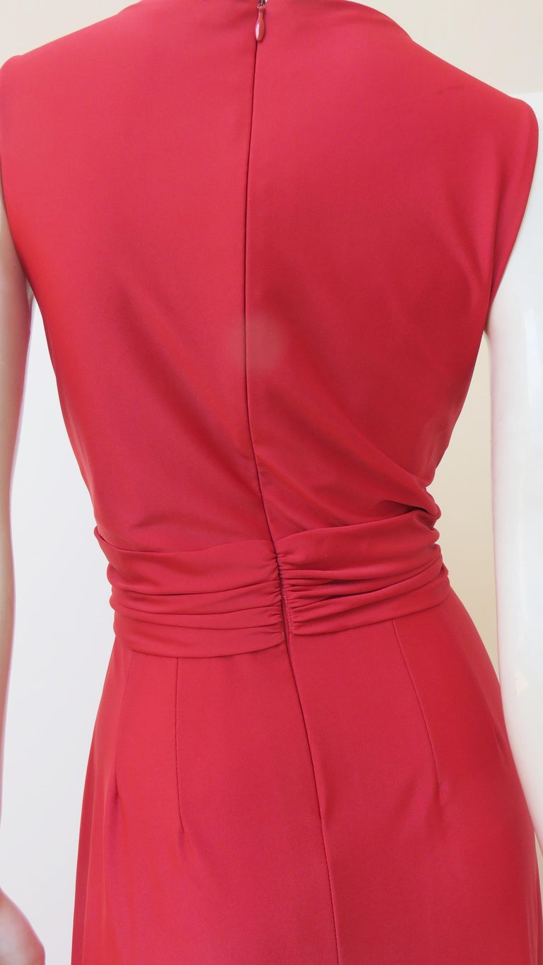 1970s Robert Morton Bamboo Maxi Dress
