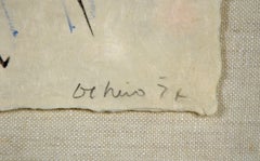 Woman With Orange Hat & Suitcase