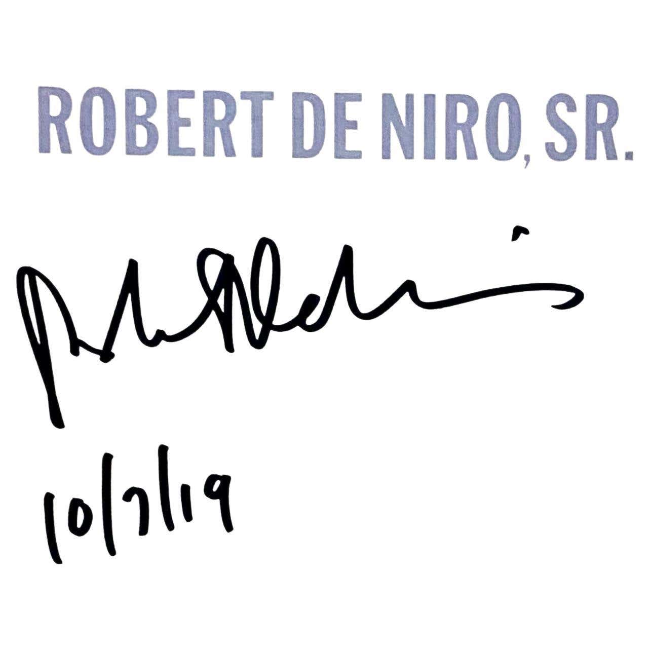 Robert De Niro, Sr. Signed "Paintings, Drawings, and Writing" at