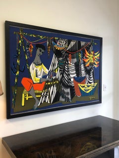 Tapisserie murale colorée de The Robert Debieve