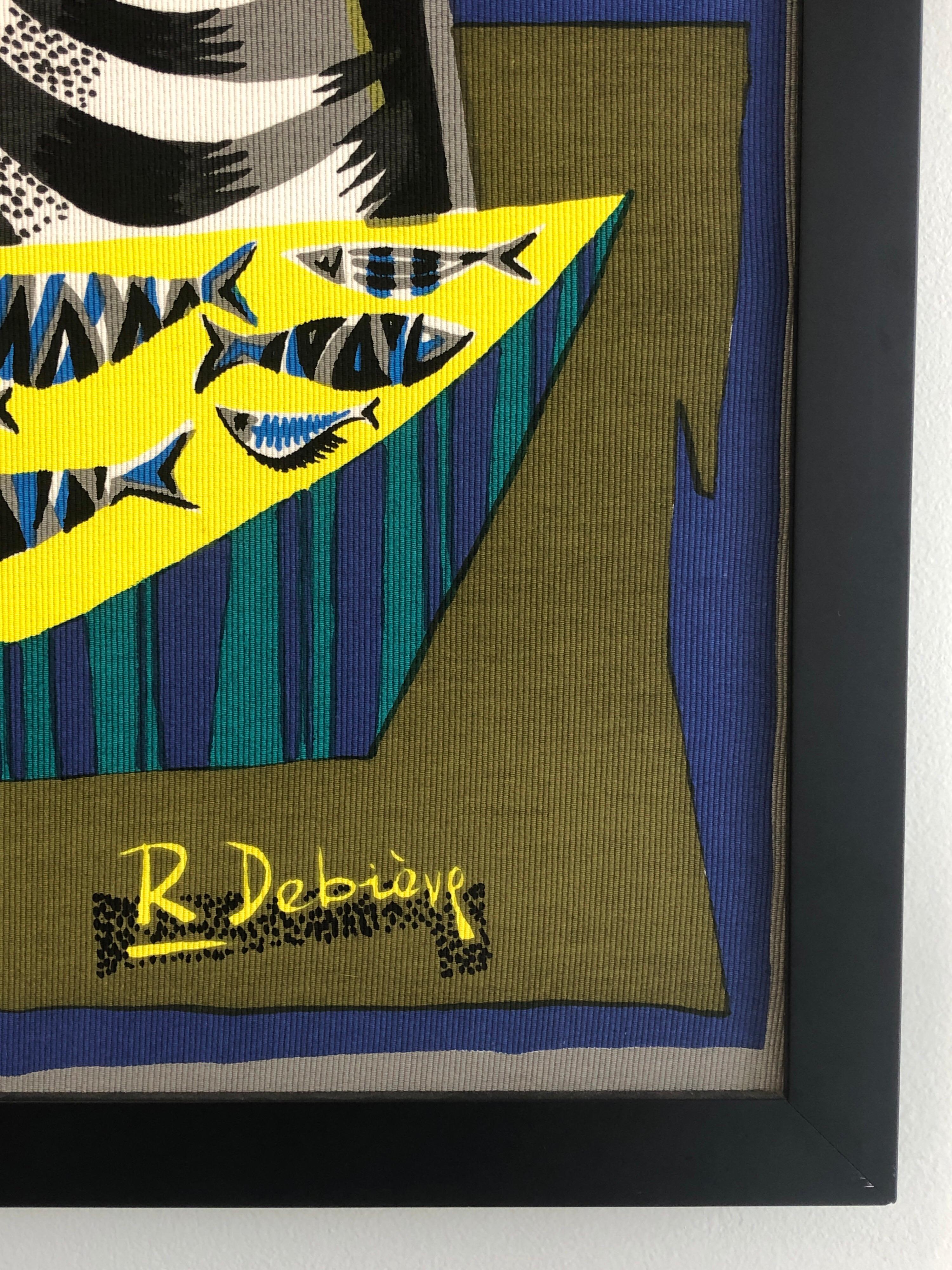 Robert Debieve Colorful Wall Hanging Tapestry 1